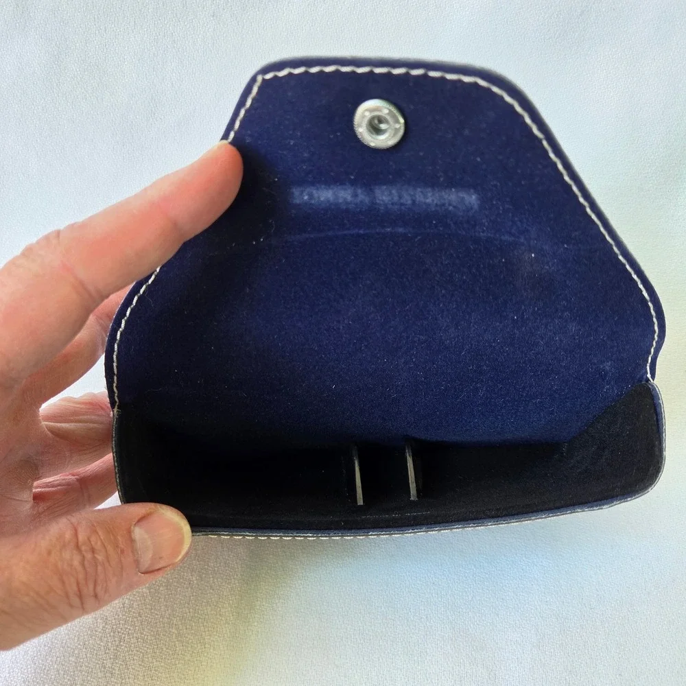 Tommy Hilfiger Sunglasses Semi Hard Case Brown Excellent Snap Case